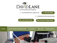 Tablet Screenshot of drdavidlane.com